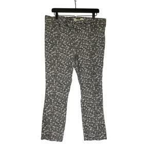 By Anthropologie Pineapple Pants Size 18R Black White Ankle